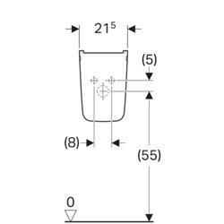Cache-siphon Renova Compact 296250000 pour lave-mains et lavabos 