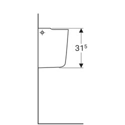 Cache-siphon Renova Compact 296250000 pour lave-mains et lavabos 