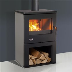 Poêle à bois Chinon 362113GRISARG 8,5 kWatts Gris argent