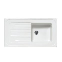 Islande EV 7101 EV7101006 1 bac, 1 égouttoir Blanc