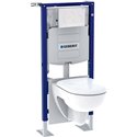 Bâti-support Duofix WC suspendu 118.224.11.2 plaque de déclenchement Sigma01 et WC suspendu Renova