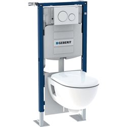 Bâti-support Duofix WC suspendu 118.311.KJ.1 plaque de déclenchement Sigma20 et WC suspendu Renova