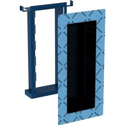 Bâti-support Duofix pour douche 111.590.00.1 avec niche de rangement, et tablettes