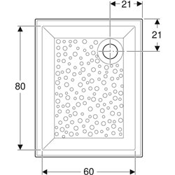 Bastia rectangulaire 00725200000001 70x90 cm