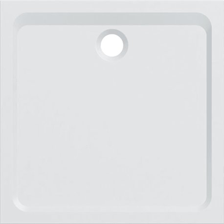 Melua carré 00092100777 100x100 cm, blanc mat