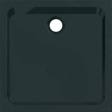 Melua carré Y00090900059 80x80 cm, ardoise brillant