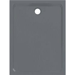 Melua rectangulaire 00097400014 120x90 cm, gris brillant