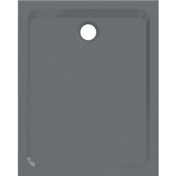 Melua rectangulaire 00095100014 100x80 cm, gris brillant