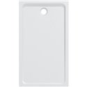 Melua rectangulaire 00095800777 140x80 cm, blanc mat