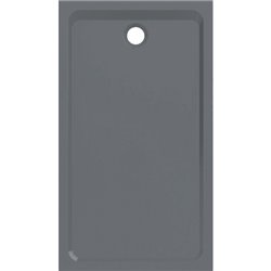 Melua rectangulaire 00095800014 140x80 cm, gris brillant