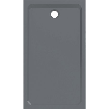 Melua rectangulaire 00095800014 140x80 cm, gris brillant