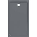 Melua rectangulaire 00095800014 140x80 cm, gris brillant