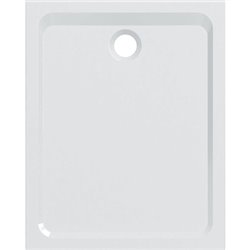 Melua rectangulaire 00095100000 100x80 cm, blanc brillant