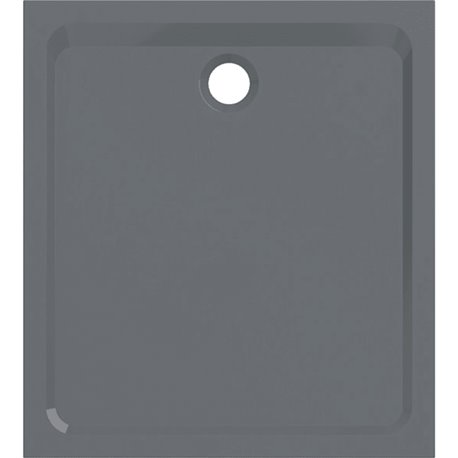 Melua rectangulaire 00097100014 100x90 cm, gris brillant