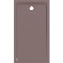 Melua rectangulaire 00095800054 140x80 cm, taupe brillant