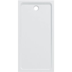 Melua rectangulaire 00096100777 160x80 cm, blanc mat