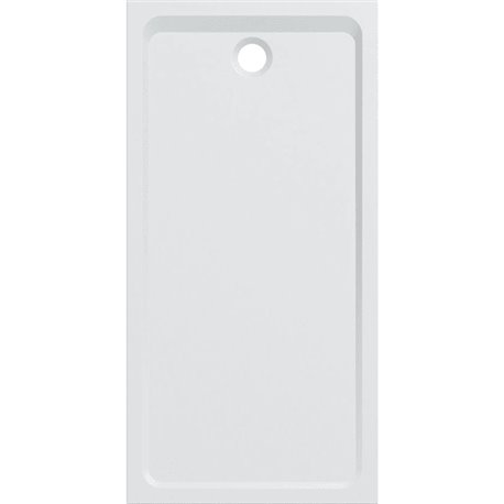Melua rectangulaire 00096100777 160x80 cm, blanc mat