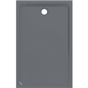 Melua rectangulaire 00097600014 140x90 cm, gris brillant