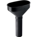 Entonnoir 352.377.16.1 ovale Noir
