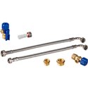 Kit de raccordement d'eau à l'arrière au centre 131.012.00.1 panneau sanitaire Monolith 114 cm pour WC