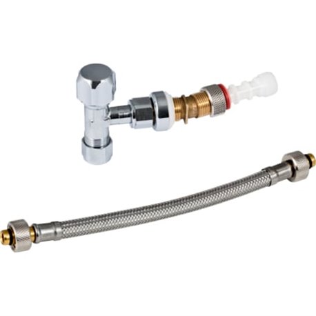 Kit de raccordement d'eau latéral 131.072.21.1 panneau sanitaire Monolith pour WC