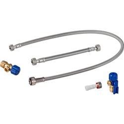 Kit de raccordement d'eau par le bas 131.013.00.1 panneau sanitaire Monolith 101 cm pour WC