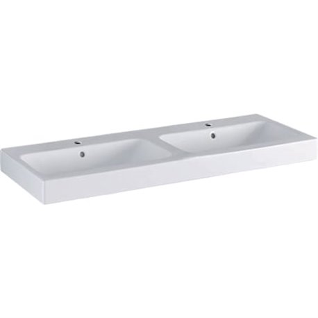 Lavabo iCon 124120000 120 cm 2 trous percés robinetterie