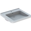 Lavabo Renova Comfort Square 128660000 60 cm 1 trou percé, avec trop-plein