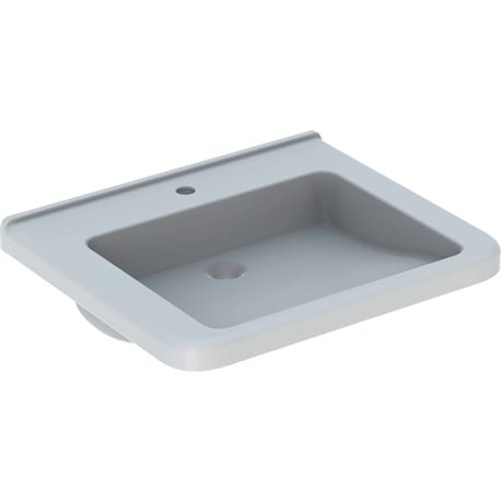 Lavabo Renova Comfort Square 128667000 65 cm 1 trou percé, sans trop-plein
