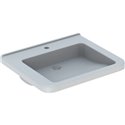 Lavabo Renova Comfort Square 128667000 65 cm 1 trou percé, sans trop-plein