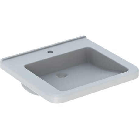 Lavabo Renova Comfort Square 128662000 60 cm 1 trou percé, sans trop-plein