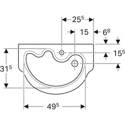 Lavabo Bambini 326060000 60 cm 