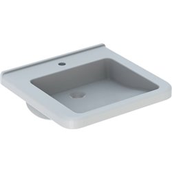 Lavabo Renova Comfort Square 128557000 55 cm 1 trou percé, sans trop-plein