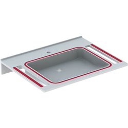 Lavabo Publica 500.666.01.2 70 cm avec découpes