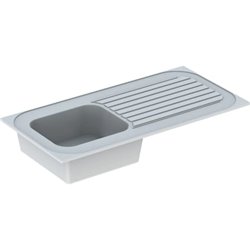 Evier Royat 00694000000 1 cuve blanc