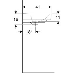 Smyle Square 500.256.01.1 50 cm 