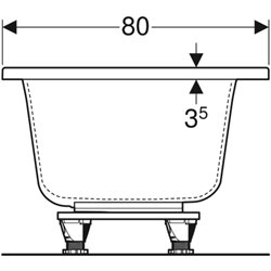 Renova Plan Duo 554.317.01.1 180x80 cm 