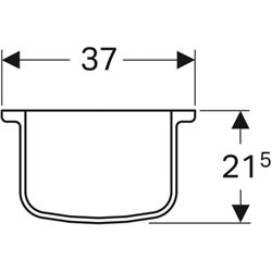 Cache-siphon 296500000 pour lavabo Bambini enfant 