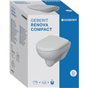 WC suspendu Renova Compact 500.804.00.1 avec abattant WC 