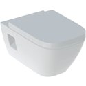 WC suspendu Renova Plan 500.816.00.1 semi-caréné, avec abattant WC
