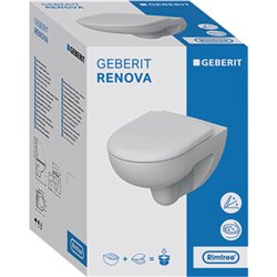 WC suspendu Renova 500.699.01.1 charnières non-déclipsables 