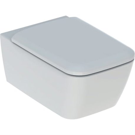 WC suspendu iCon Square 500.807.00.1 caréné, avec abattant WC