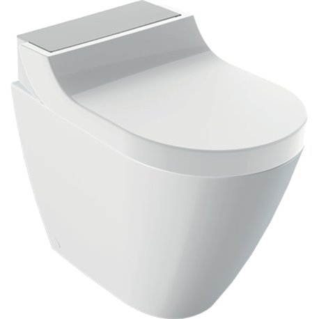 WC sur pied AquaClean Tuma Comfort 146.310.FW.1 acier inoxydable brossé 45,5x52,3x36 cm
