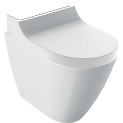 WC sur pied AquaClean Tuma Comfort 146.310.SI.1 verre blanc 45,5x52,3x36 cm