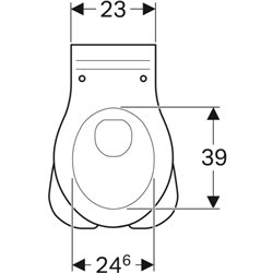 WC sur pied Bambini 212000000 pour enfants, 34x50x35 cm