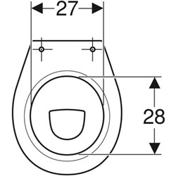WC sur pied Bambini 500.916.00.1 pour enfants, 33x40,5x33 cm