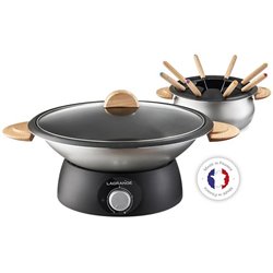 Service à fondue 349019 900 Watts noir