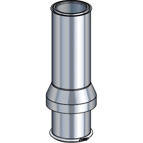 Sortie de toit STI80-120S230DO Inox Galva Hauteur 900 mm Ø 230 mm Sortie de toit STI80-120S230DO Inox Galva Hauteur 900 mm Ø 230 mm