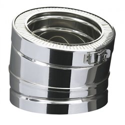 Coude EC15-80TI 15 degrés Ø 80 mm