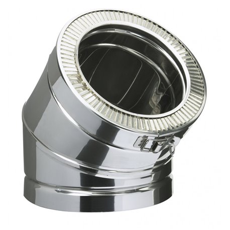Coude EC45-100TI 45 degrés Ø 100 mm